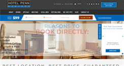 Desktop Screenshot of hotelpenn.com